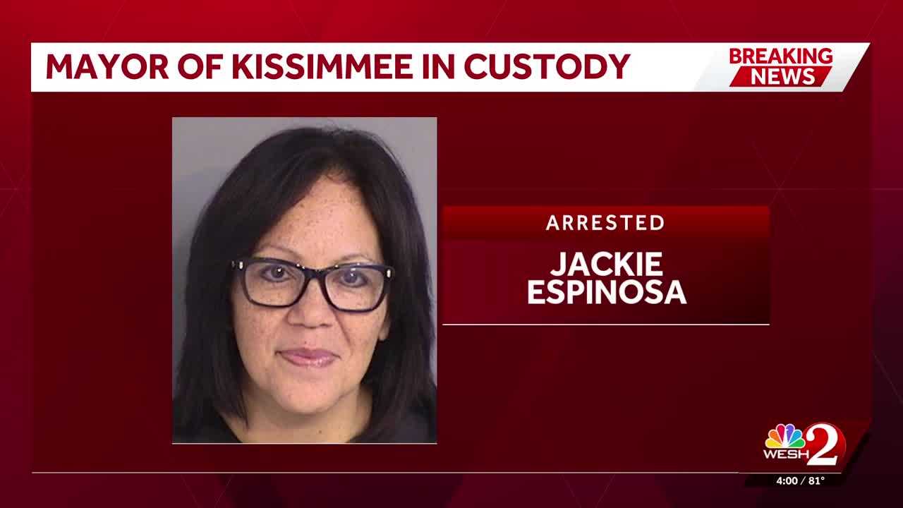 Kissimmee Mayor Jackie Espinosa arrested on grand theft, fraud charges — WESH 2 Orlando, Houston Government news