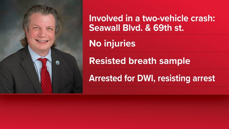 Galveston city councilmember involved in DWI incident